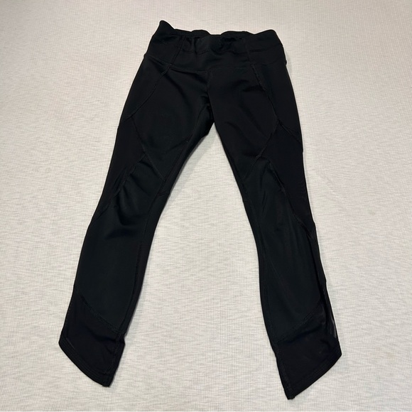 Athleta Leggings Womens XXS Black Aura Sonar Capri Black Compression Workout - Picture 1 of 8